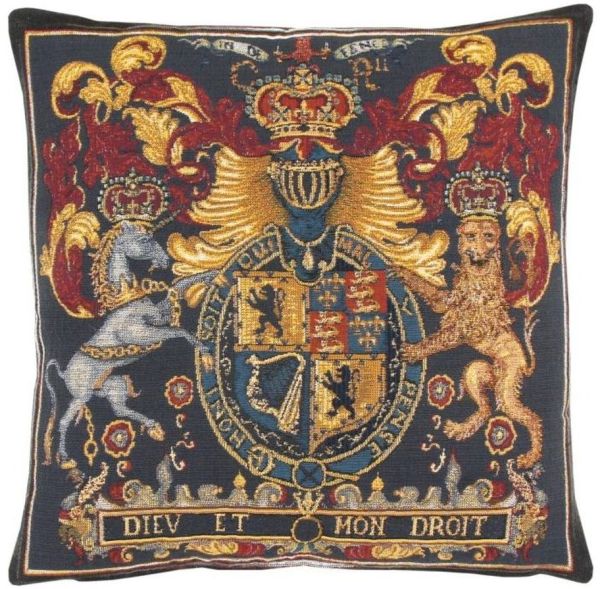 Stuart Crest Tapestry Cushion - 46x46cm (18